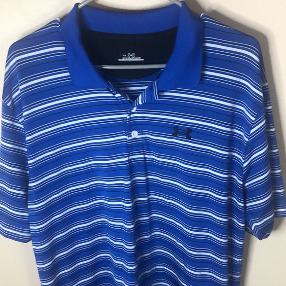 Under Armour Other - Men's Under Armour Striped Polo Shirt. Size MD.